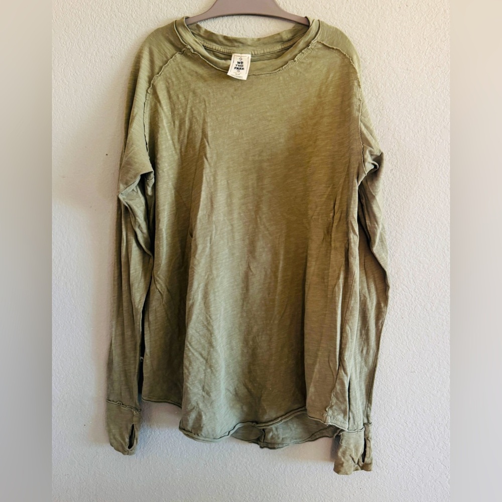 We The Free sz xs long sleeve cotton‎ top